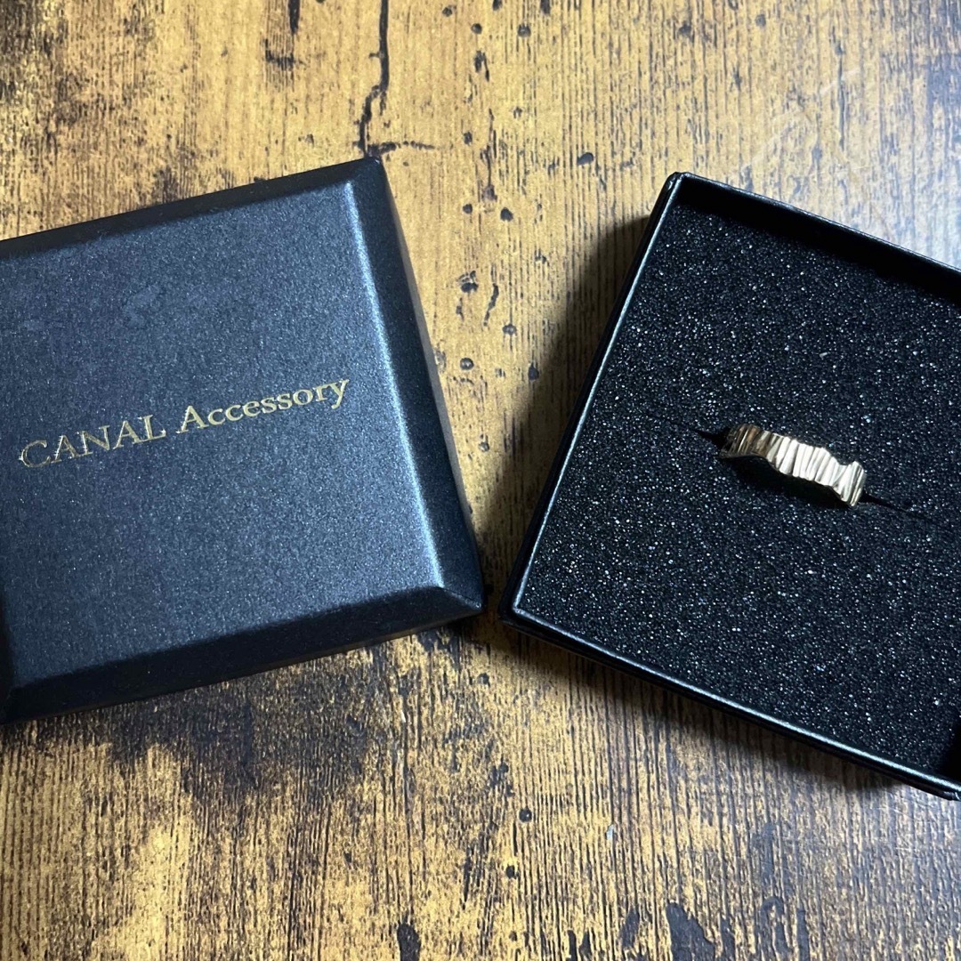canal accessory 流木リング　13号　ゴールド　リング　10k レディースのアクセサリー(リング(指輪))の商品写真