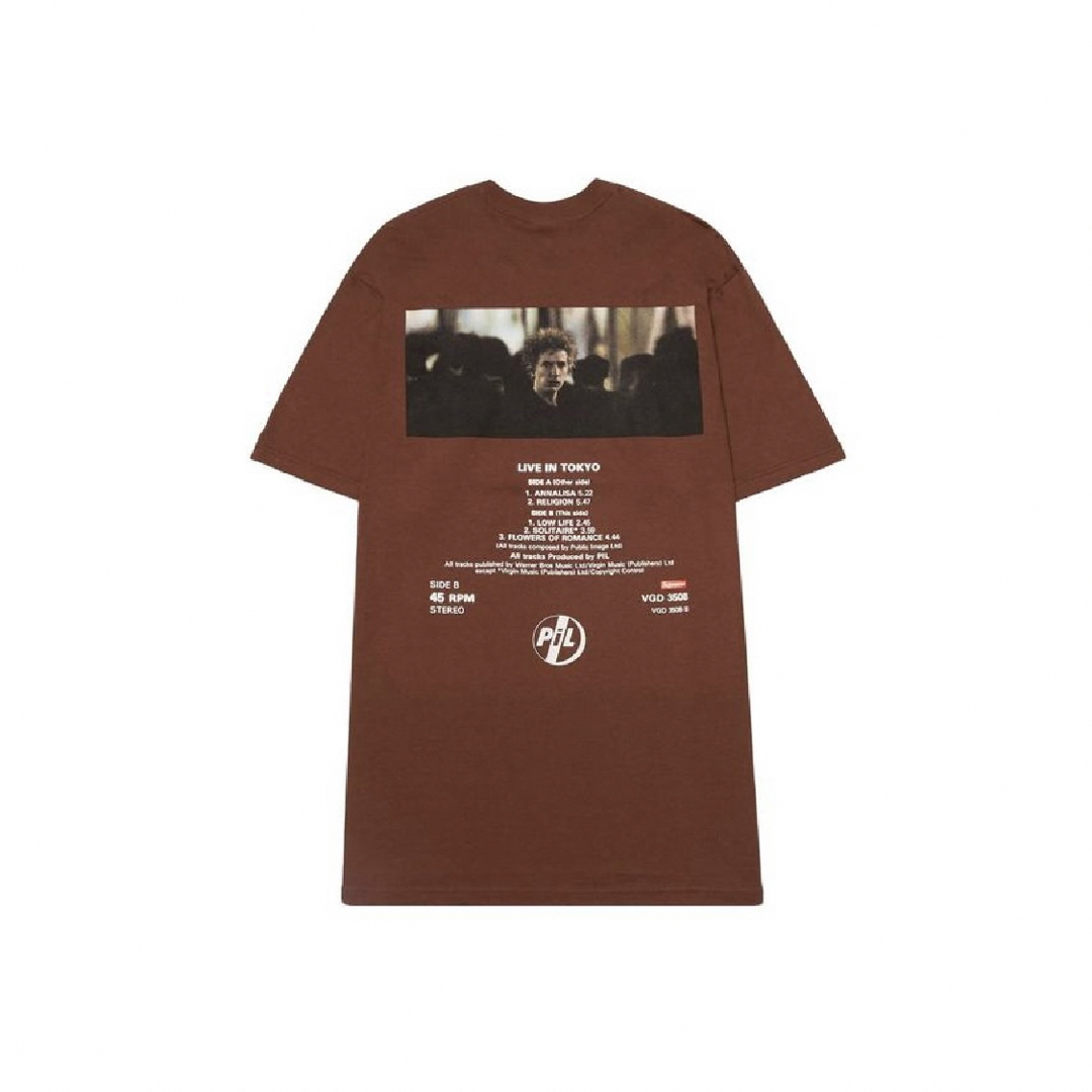 Supreme(シュプリーム)の★Supreme Pil Live in Tokyo Tee Brown M メンズのトップス(Tシャツ/カットソー(半袖/袖なし))の商品写真