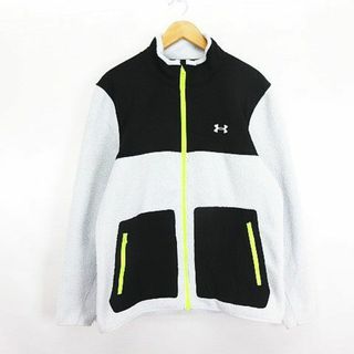 アンダーアーマー(UNDER ARMOUR)のアンダーアーマー フリース パイル フルジップ ジャケット 長袖 XXL グレー(ブルゾン)