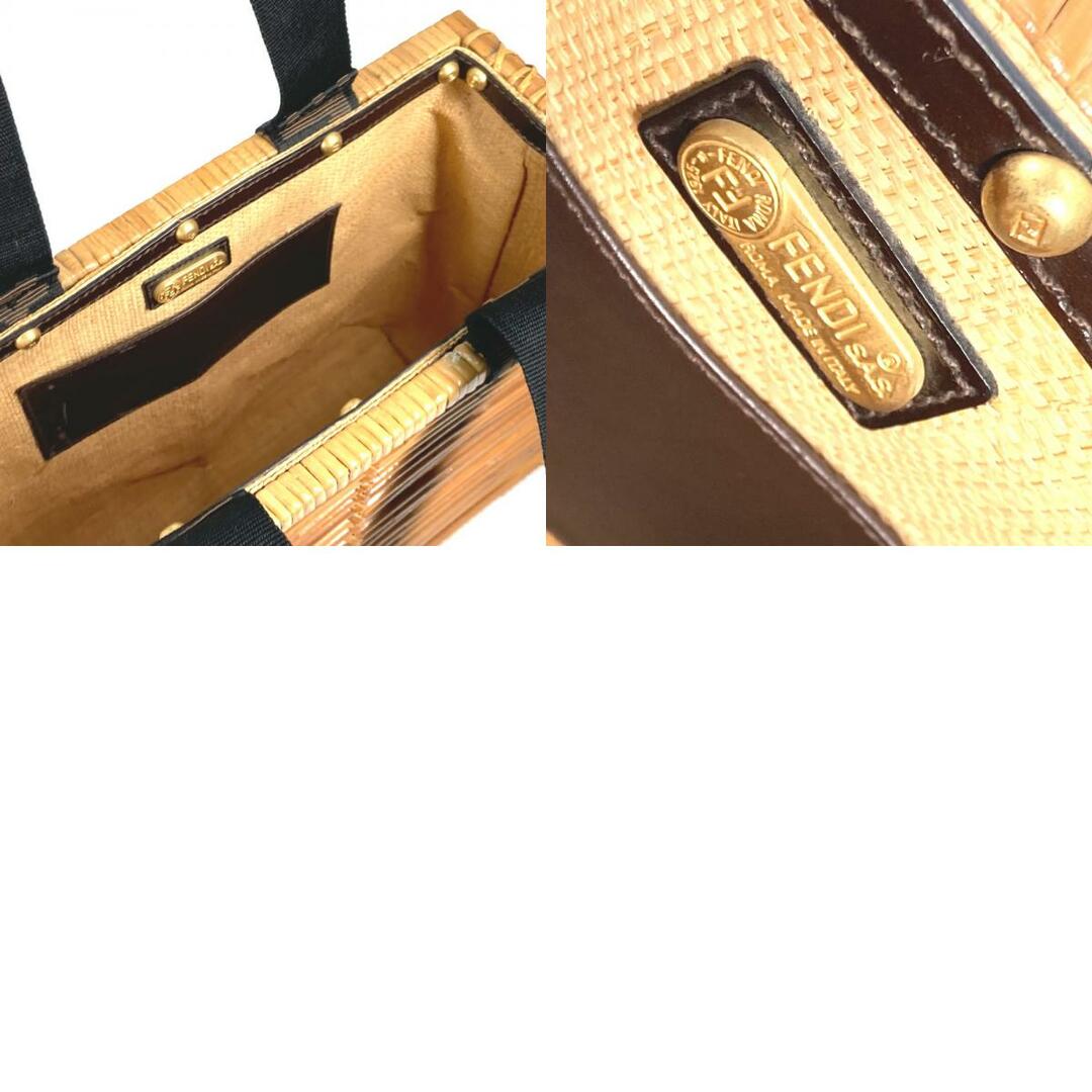 FENDI - フェンディ FENDI カゴバッグ かご 籠 ストロー カバン FENDI - フェンディ FENDI カゴバッグ かご 籠 ストロー カバン