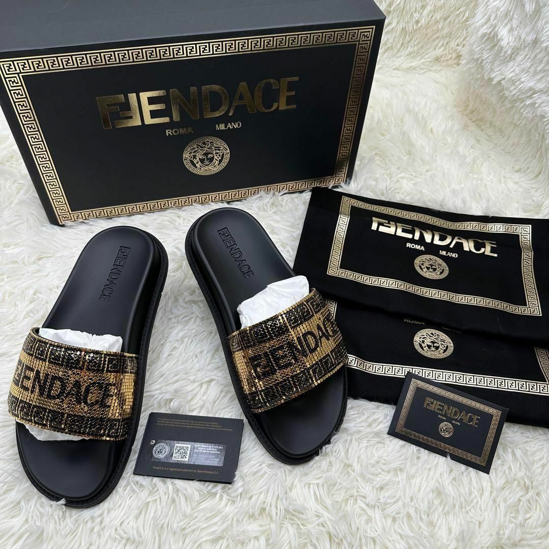 FENDI(フェンディ)の新品 入手困難★FENDI VERSACE FENDACE サンダル 36 レディースの靴/シューズ(サンダル)の商品写真