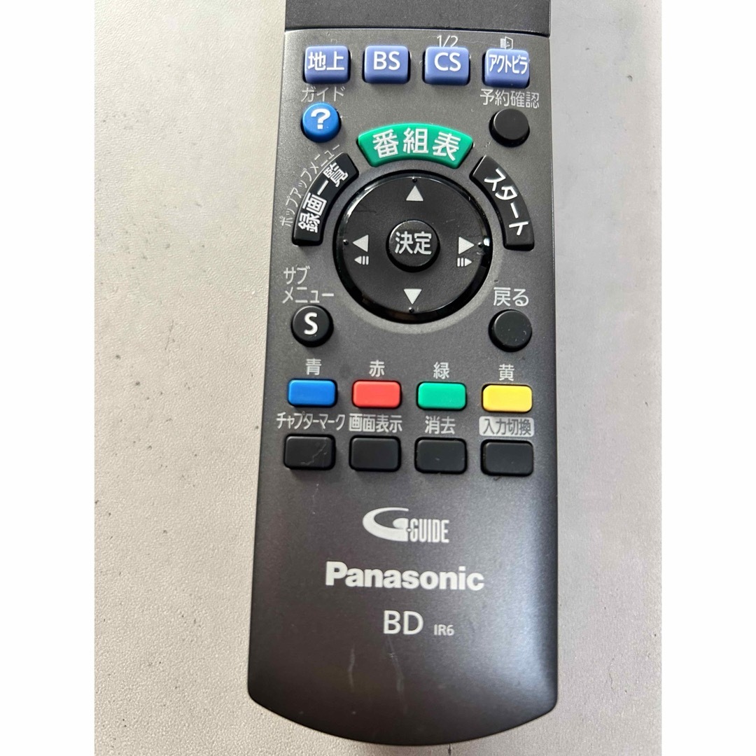Panasonic(パナソニック)のパナソニック　BD テレビリモコン　純正 スマホ/家電/カメラのテレビ/映像機器(その他)の商品写真