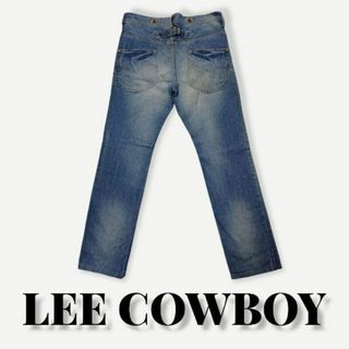 リー(Lee)のLEE COWBOY刺繍ヴィンテージ加工デニムパンツ リー ジーンズ ジーパン(デニム/ジーンズ)