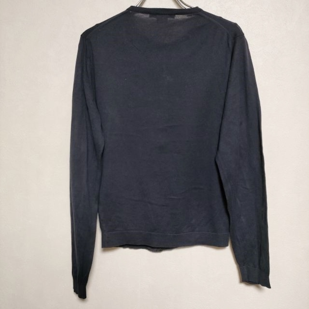 JOHN SMEDLEY(ジョンスメドレー)のJOHN SMEDLEY/SHIPS コットンカーディガン ニット ネイビー レディース ジョンスメドレー/シップス【中古】4-0215M∞ レディースのトップス(ニット/セーター)の商品写真