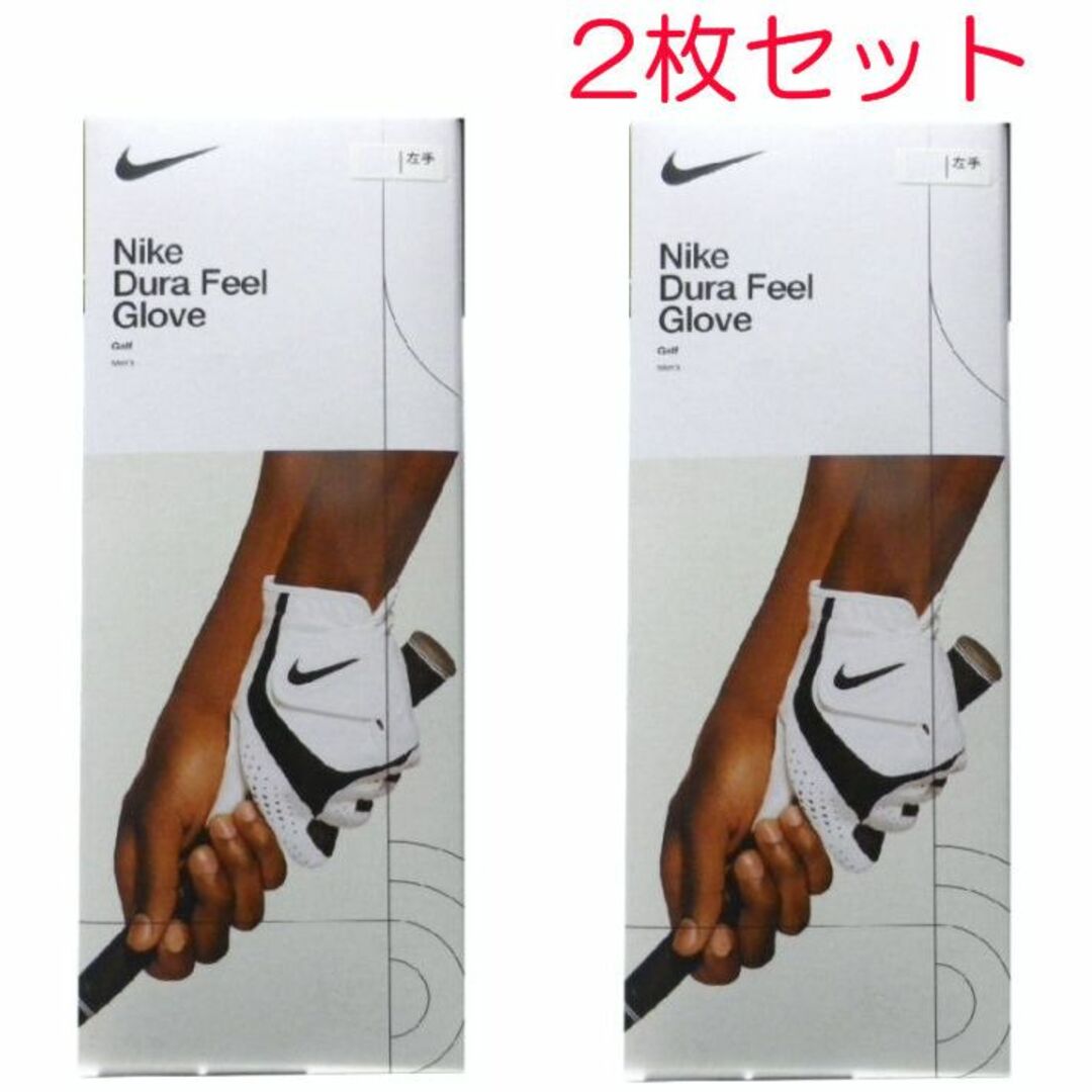 NIKE(ナイキ)の[23cm]ナイキ ゴルフ デュラフィールX ゴルフグローブ GF1011 2枚 スポーツ/アウトドアのゴルフ(ウエア)の商品写真