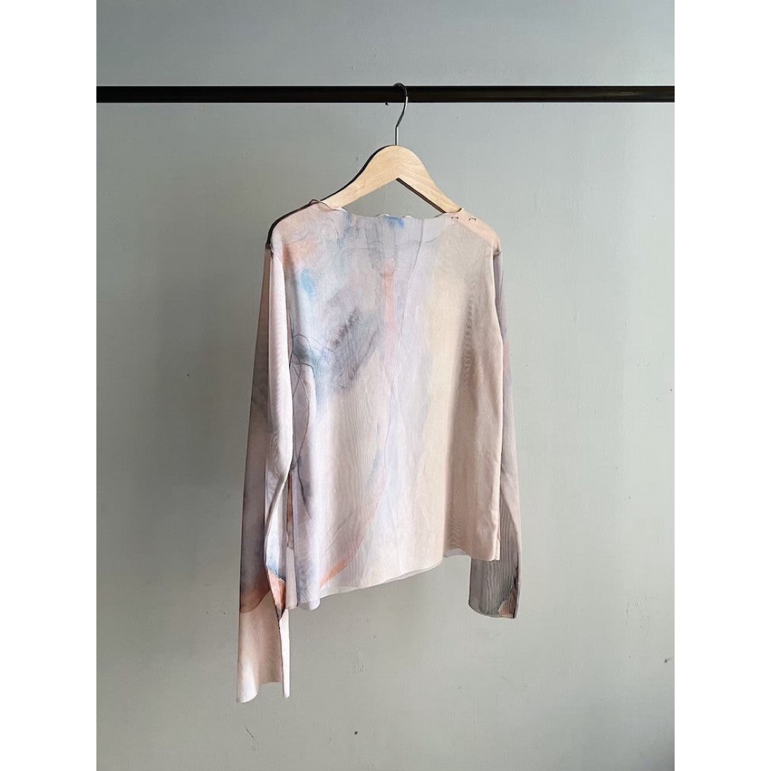 Marte(マルテ)のsahara Sheer Top / 08Nude レディースのトップス(カットソー(長袖/七分))の商品写真