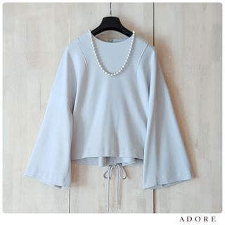 アドーア(ADORE)の◆幻◆ 希少　定価2.7万円 ADORE スムースビッグスリーブカットソー(シャツ/ブラウス(長袖/七分))