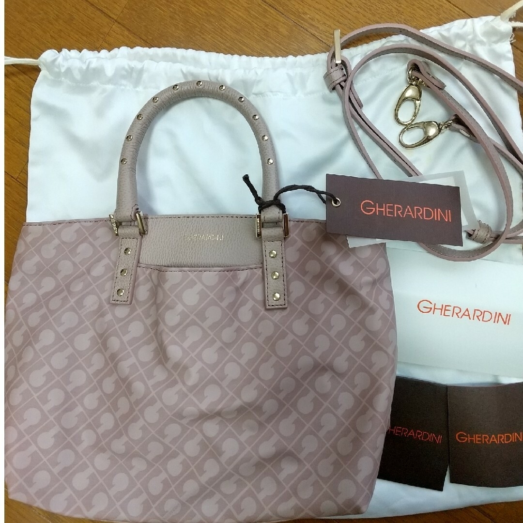 GHERARDINI(ゲラルディーニ)のyuju様専用  GHERARDINI くすみピンク レディースのバッグ(トートバッグ)の商品写真