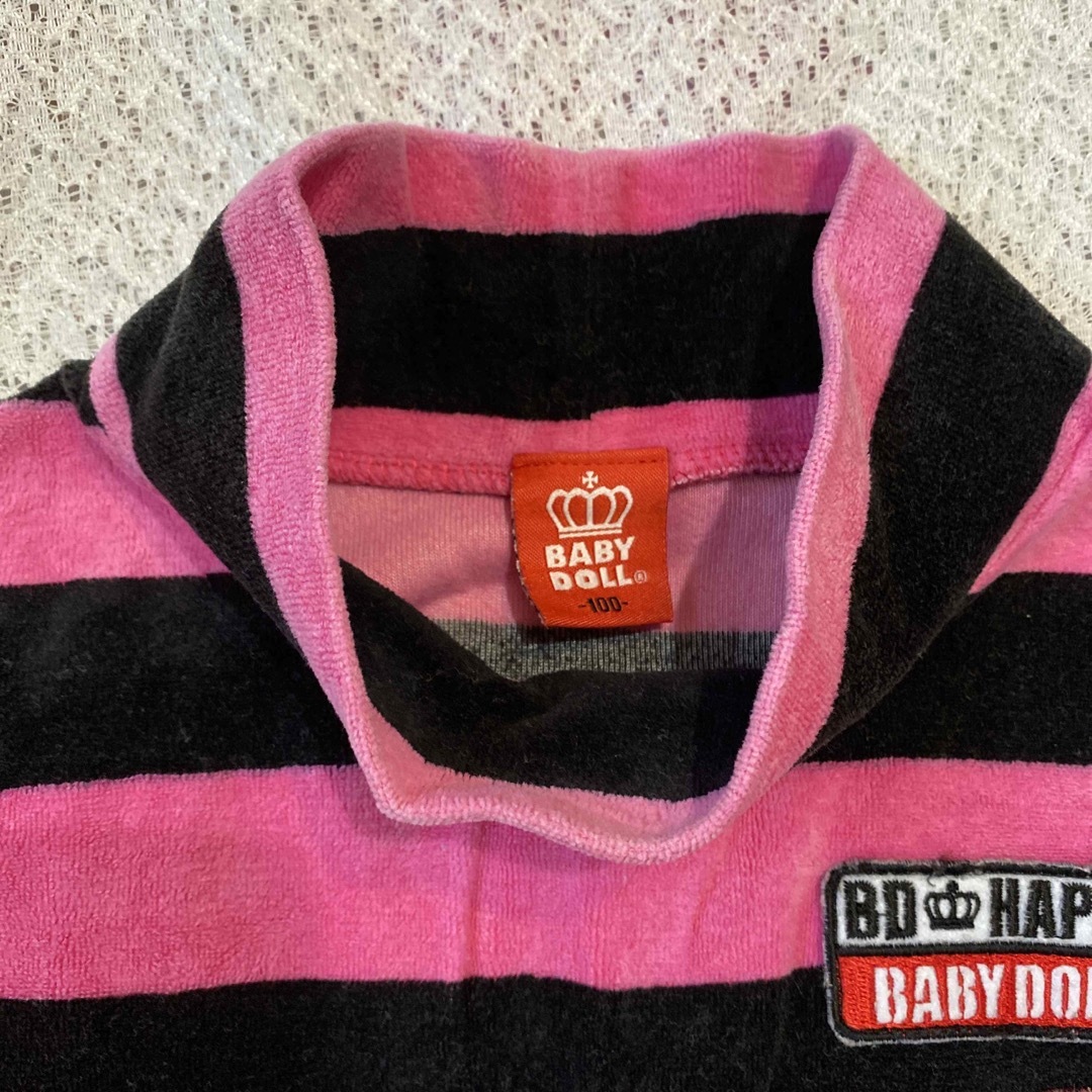 BABYDOLL(ベビードール)のベビードール　長袖　Tシャツ　ロンT　100 キッズ/ベビー/マタニティのキッズ服女の子用(90cm~)(Tシャツ/カットソー)の商品写真