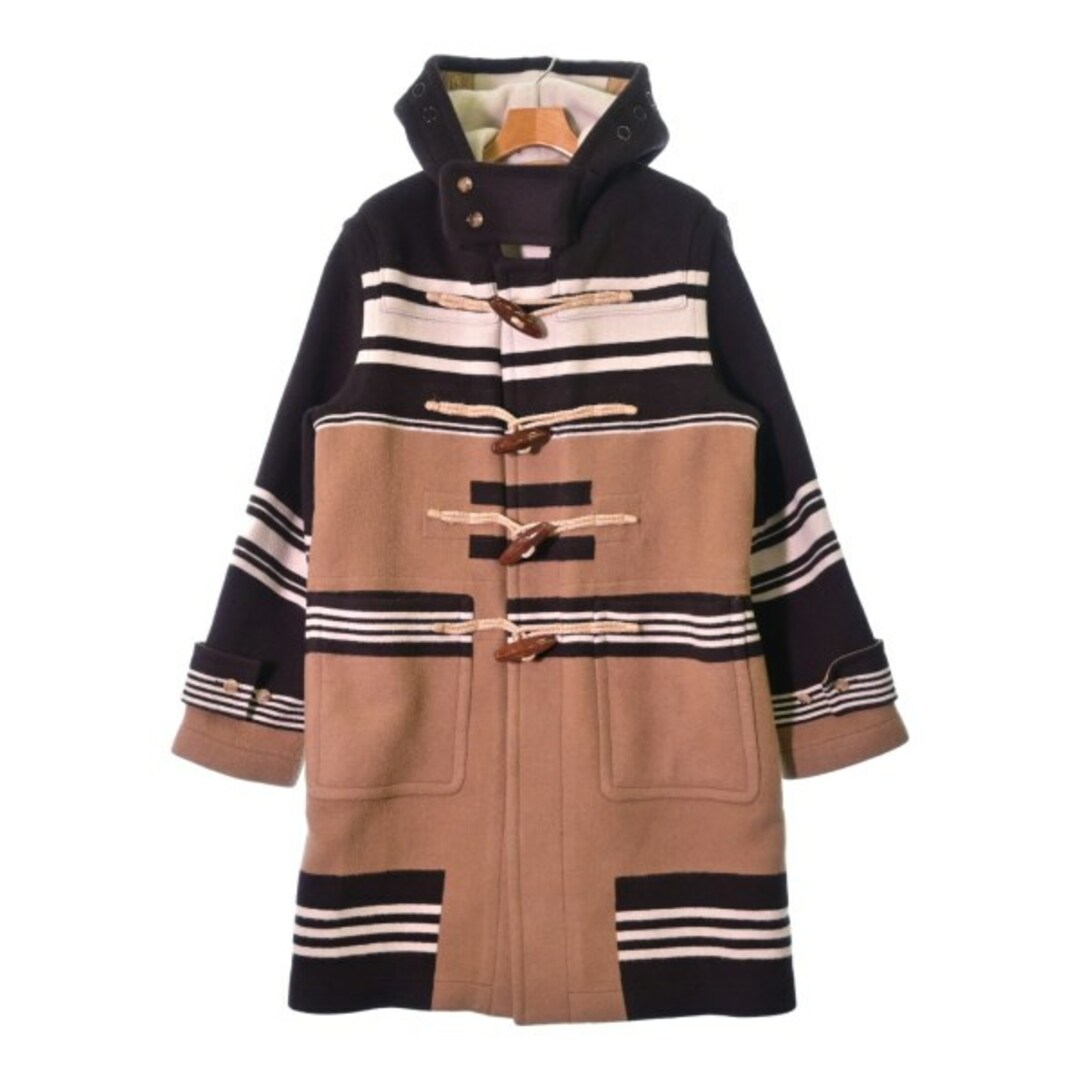 BURBERRY(バーバリー)のBURBERRY バーバリー ダッフルコート 50(L位) ベージュx茶x白 【古着】【中古】 メンズのジャケット/アウター(ダッフルコート)の商品写真