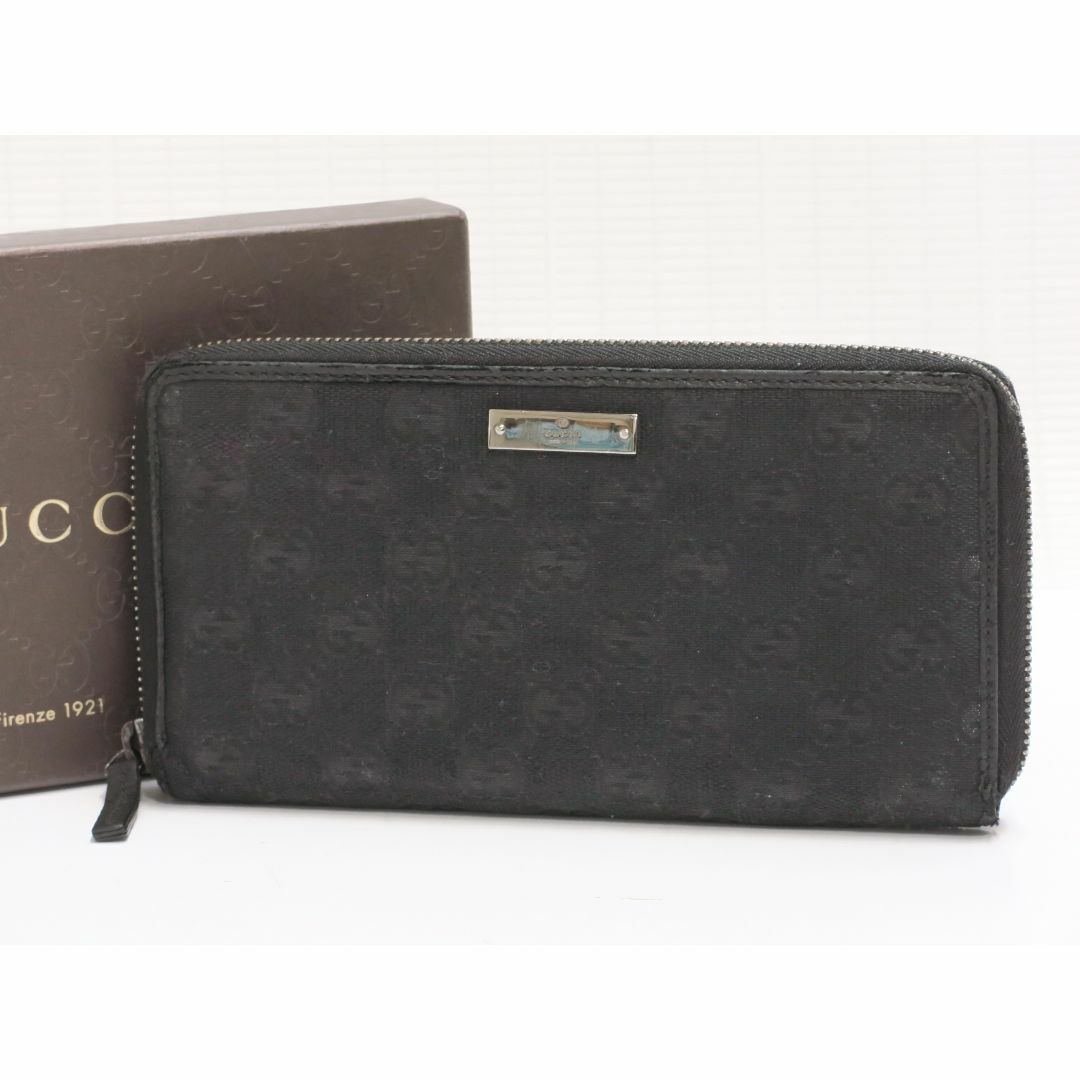 最愛 グッチ GGキャンバス ラウンドファスナー 長財布 GUCCI 18679406