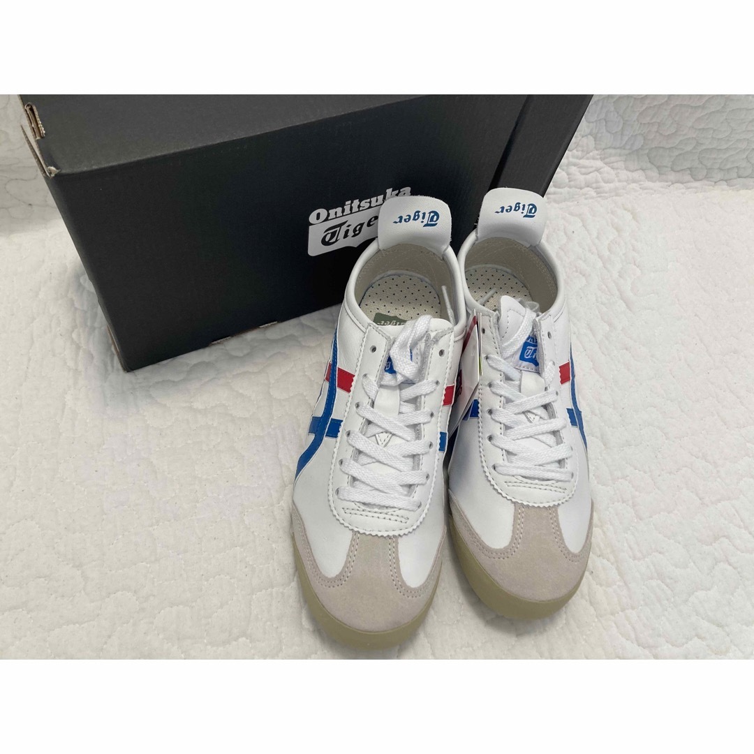 【OnitsukaTiger】MEXICO66 WHITE/BLUE23.0cm レディースの靴/シューズ(スニーカー)の商品写真