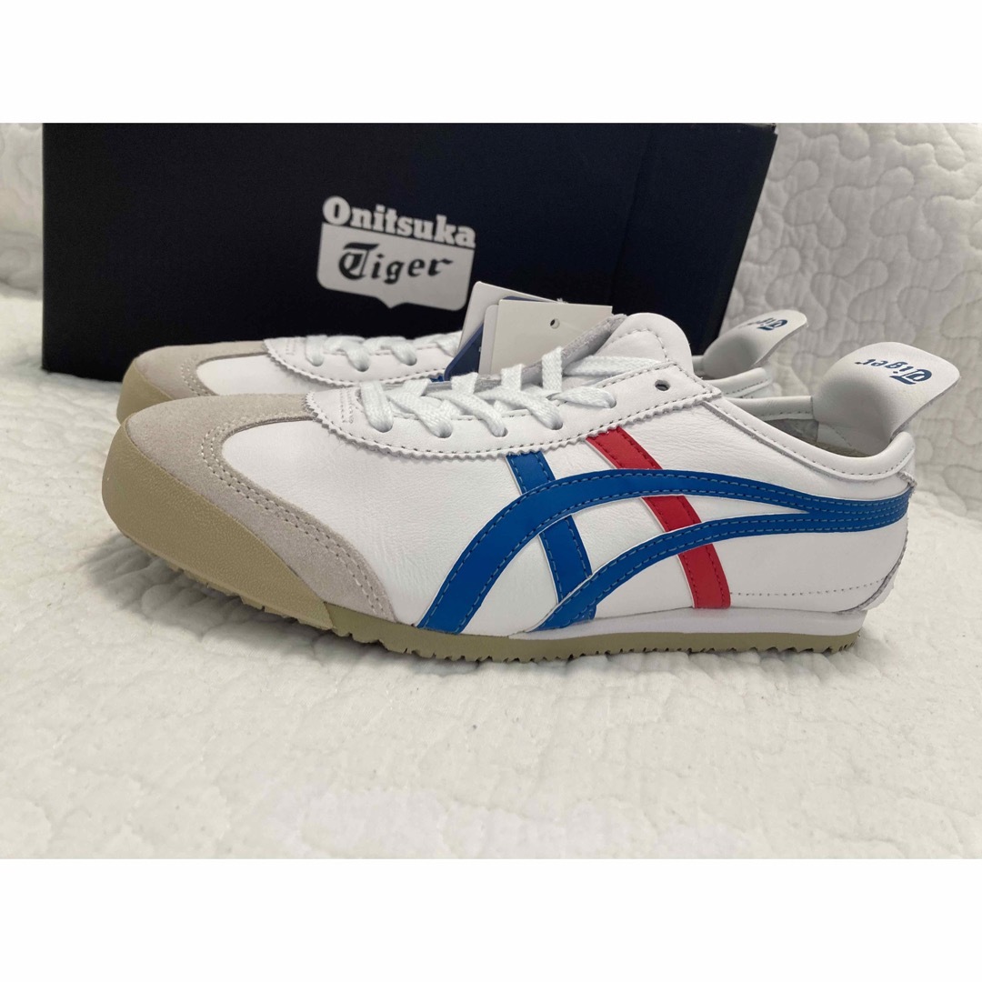 【OnitsukaTiger】MEXICO66 WHITE/BLUE23.0cm レディースの靴/シューズ(スニーカー)の商品写真