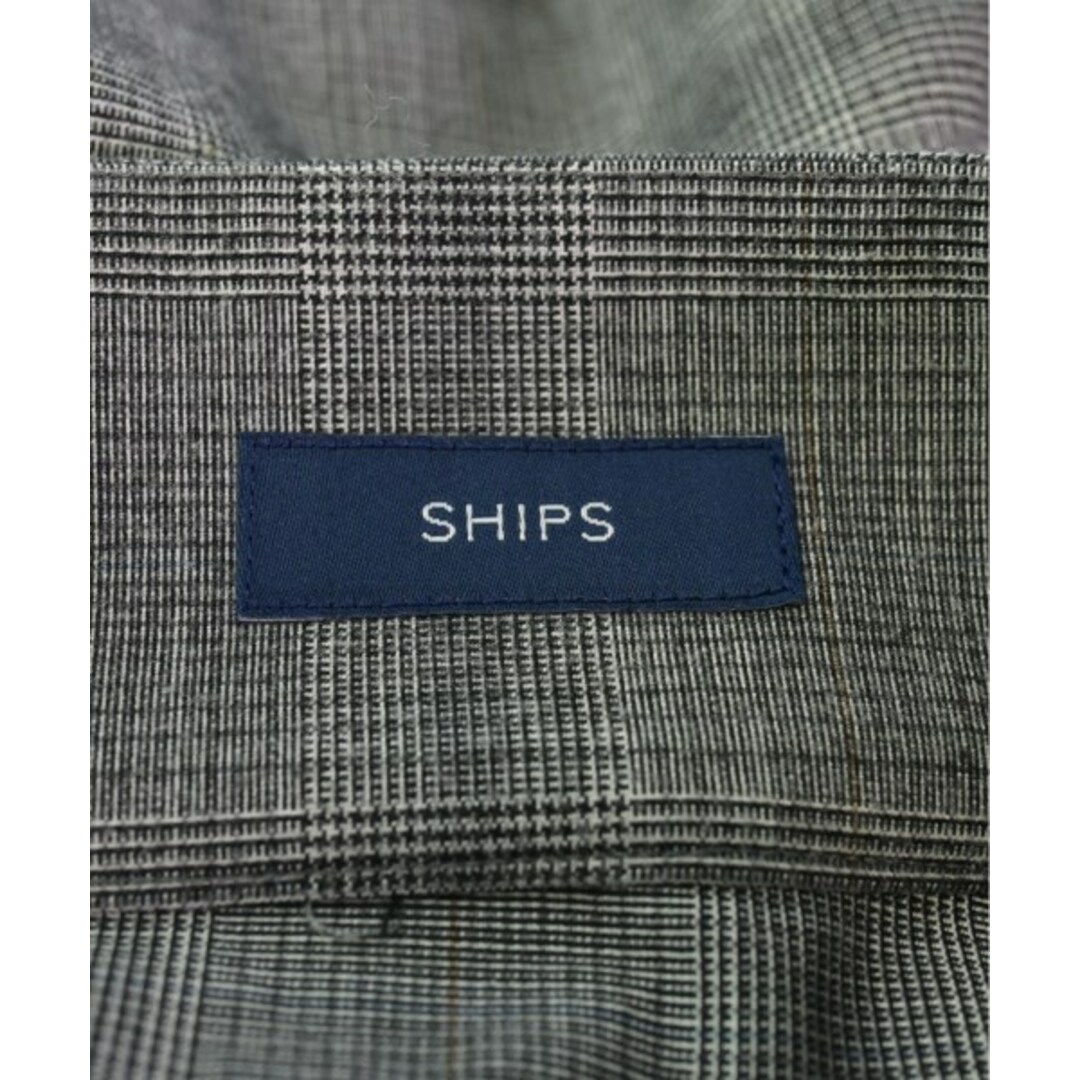 SHIPS(シップス)のSHIPS シップス ロング・マキシ丈スカート 36(S位) グレー(チェック) 【古着】【中古】 レディースのスカート(ロングスカート)の商品写真