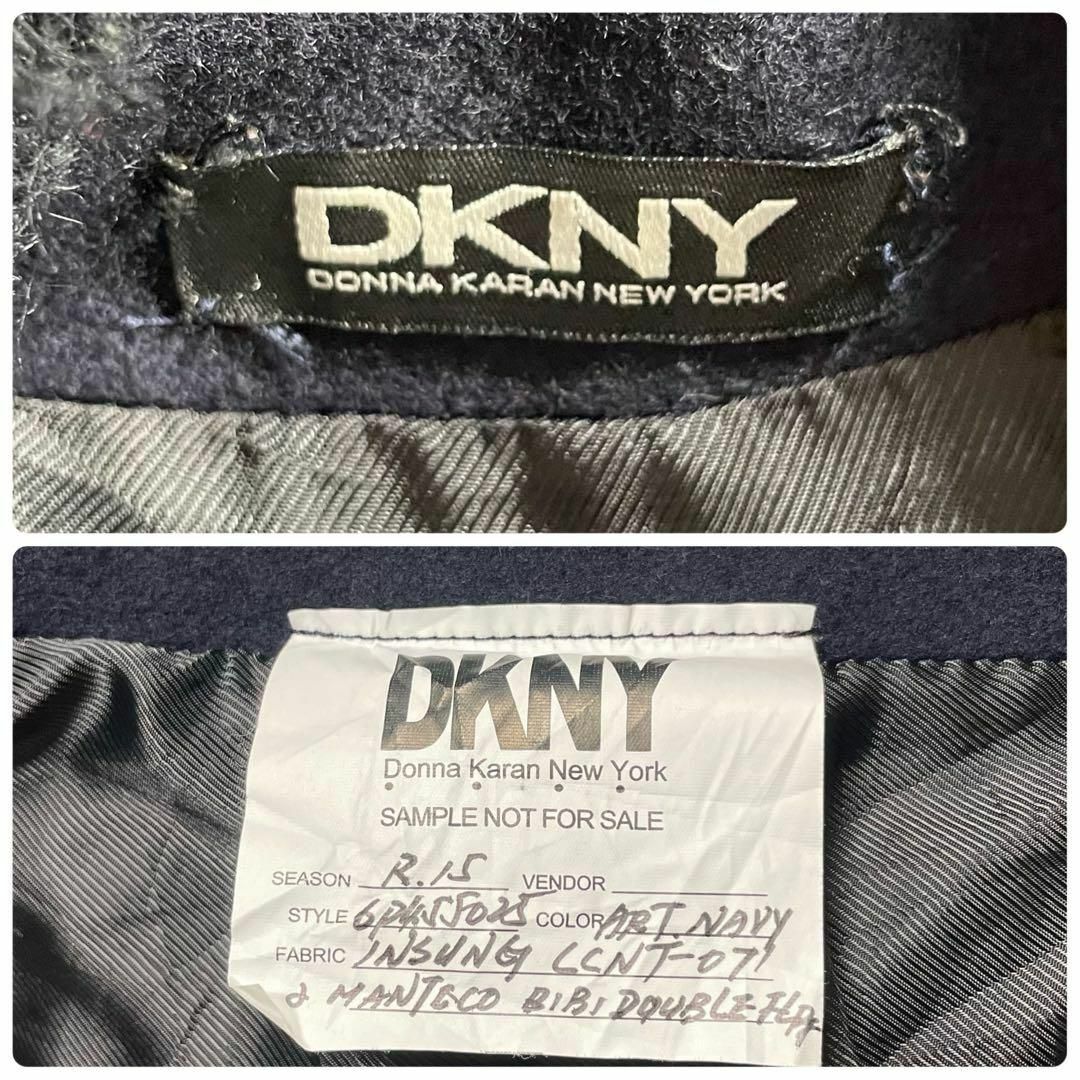 DKNY(ダナキャランニューヨーク)の90sヴィンテージ DKNY ロングファーベスト ファーコート 毛足長 レディースのトップス(ベスト/ジレ)の商品写真