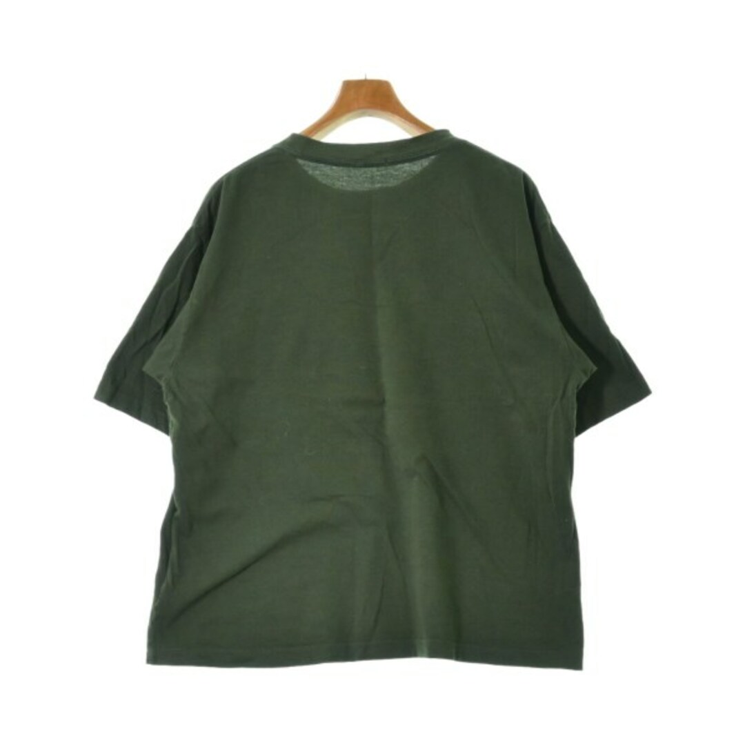 COMOLI(コモリ)のCOMOLI コモリ Tシャツ・カットソー 1(S位) 緑 【古着】【中古】 メンズのトップス(Tシャツ/カットソー(半袖/袖なし))の商品写真