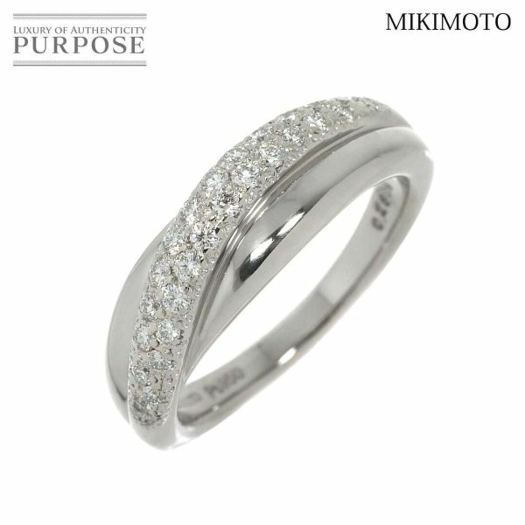 MIKIMOTO(ミキモト)のミキモト MIKIMOTO 13号 リング ダイヤ 0.26ct Pt プラチナ 指輪 VLP 90217508 レディースのアクセサリー(リング(指輪))の商品写真