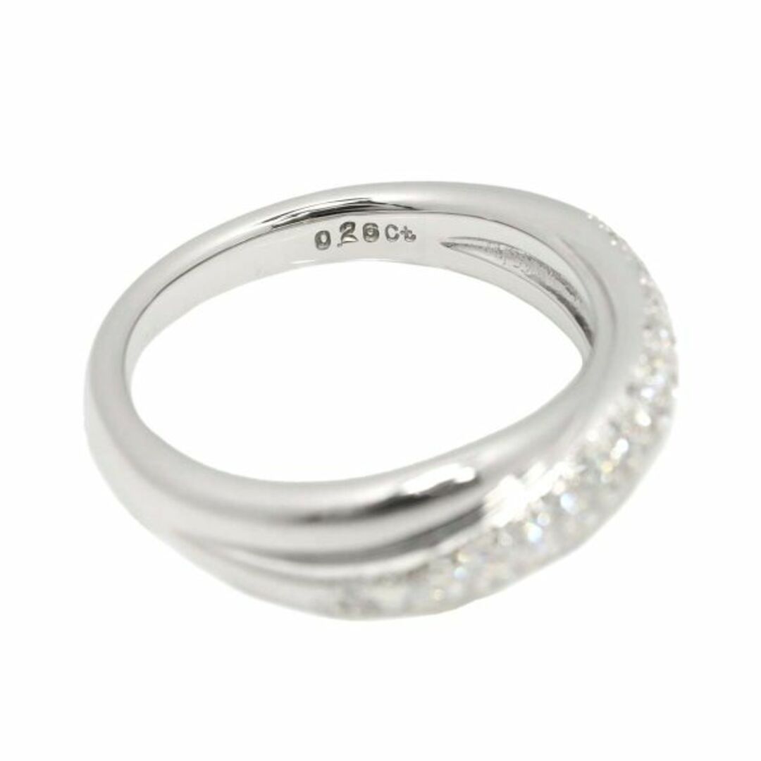 MIKIMOTO(ミキモト)のミキモト MIKIMOTO 13号 リング ダイヤ 0.26ct Pt プラチナ 指輪 VLP 90217508 レディースのアクセサリー(リング(指輪))の商品写真
