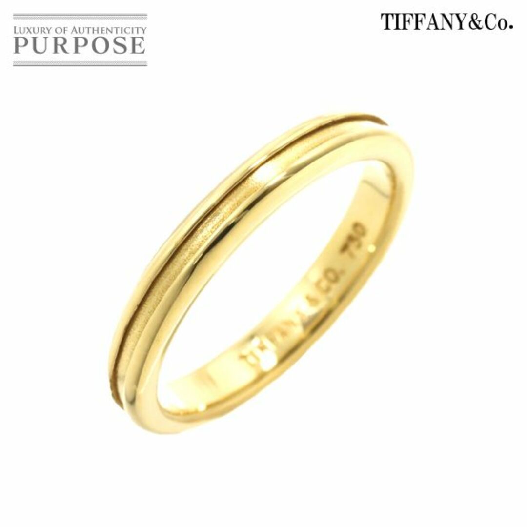 Tiffany & Co.(ティファニー)のティファニー TIFFANY&Co. アトラス グルーブド 12号 リング K18 YG イエローゴールド 750 指輪 指輪 VLP 90218378 レディースのアクセサリー(リング(指輪))の商品写真