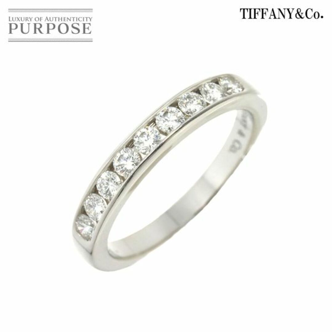 Tiffany & Co.(ティファニー)のティファニー TIFFANY&Co. ハーフ サークル 8号 リング ダイヤ Pt プラチナ 指輪 VLP 90219019 レディースのアクセサリー(リング(指輪))の商品写真