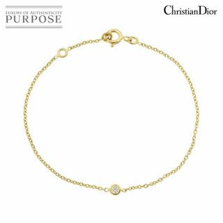 ディオール(Dior)のクリスチャン ディオール Christian Dior ミミウィ ダイヤ ブレスレット 16.5cm K18 YG イエローゴールド 750【証明書付き】 VLP 90219020(ブレスレット/バングル)