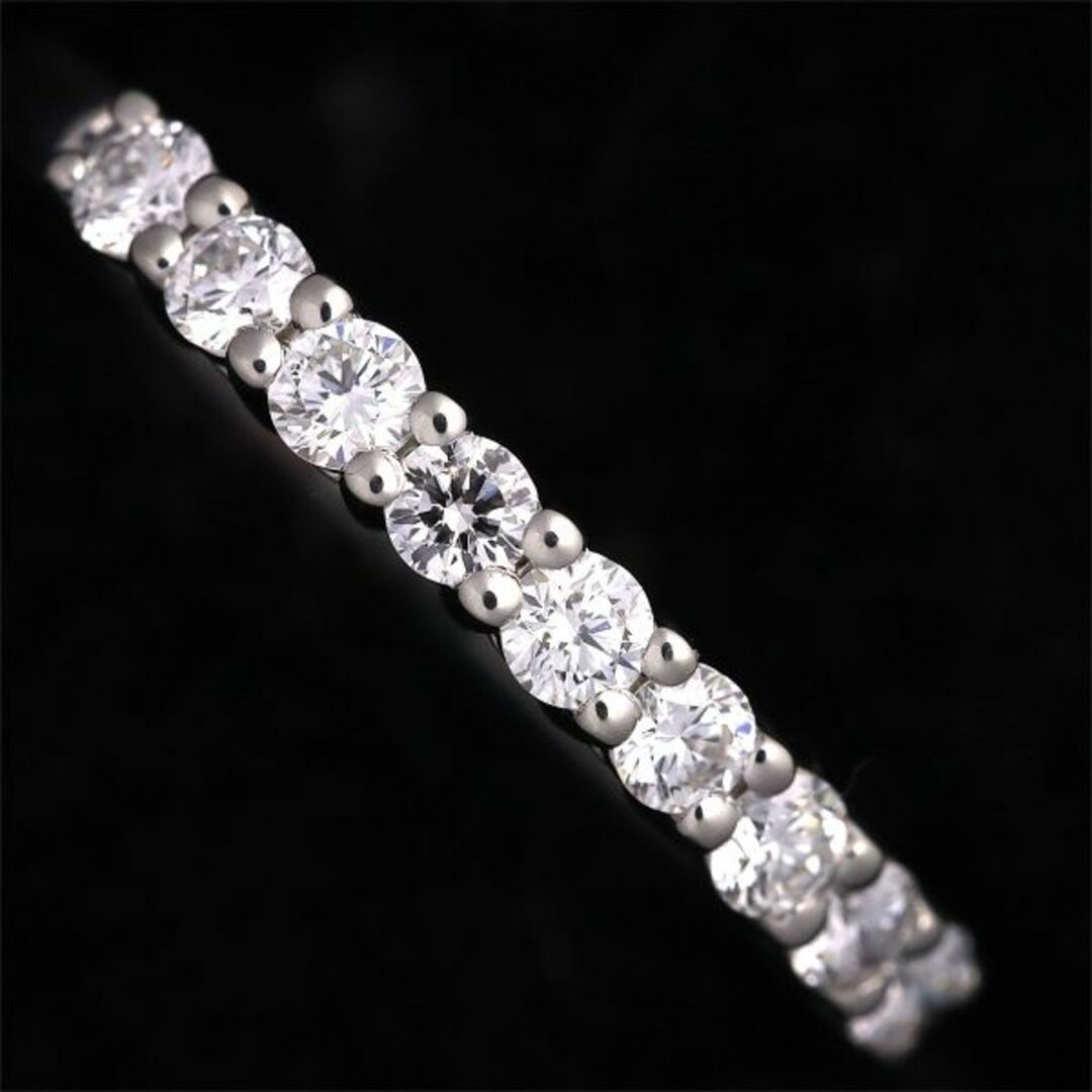 Tiffany & Co.(ティファニー)のティファニー TIFFANY&Co. エンブレイス 6.5号 リング ハーフ ダイヤ 幅2.2mm Pt プラチナ 指輪 VLP 90219590 レディースのアクセサリー(リング(指輪))の商品写真