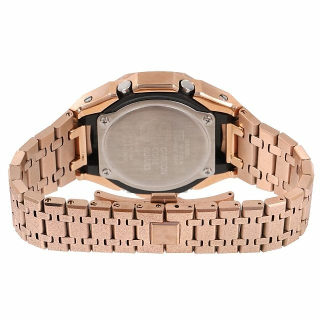 G-SHOCK(ジーショック)のG-SHOCK GA2100 フロステッド カスタム カシオーク ローズゴールド ホワイト文字盤 ステンレス製 艶消しモデル Frosted Edition ゴールド メンズの時計(腕時計(アナログ))の商品写真