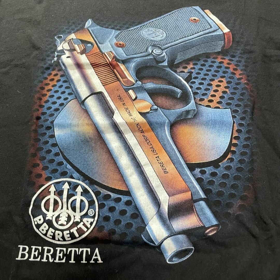 【Beretta 92】ベレッタ 92 ビッグプリント レディースTシャツ レディースのトップス(Tシャツ(半袖/袖なし))の商品写真