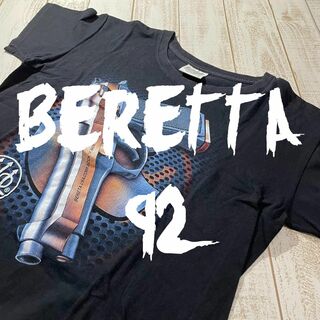 【Beretta 92】ベレッタ 92 ビッグプリント レディースTシャツ(Tシャツ(半袖/袖なし))