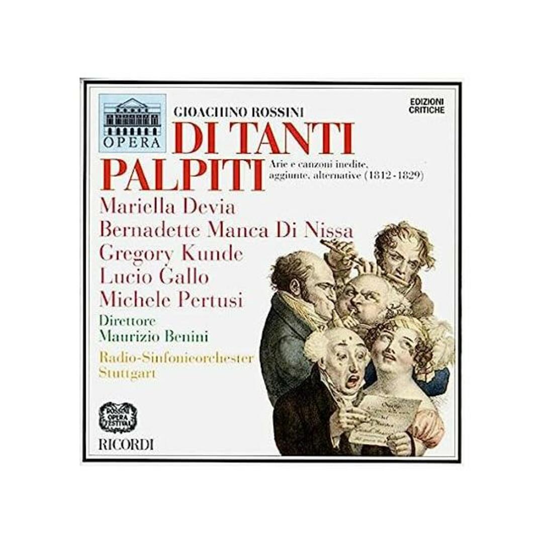 【中古】Rossini;Di Tanti Palpiti / Devia, Stuttgart Rso, Benini（帯なし） エンタメ/ホビーのCD(その他)の商品写真