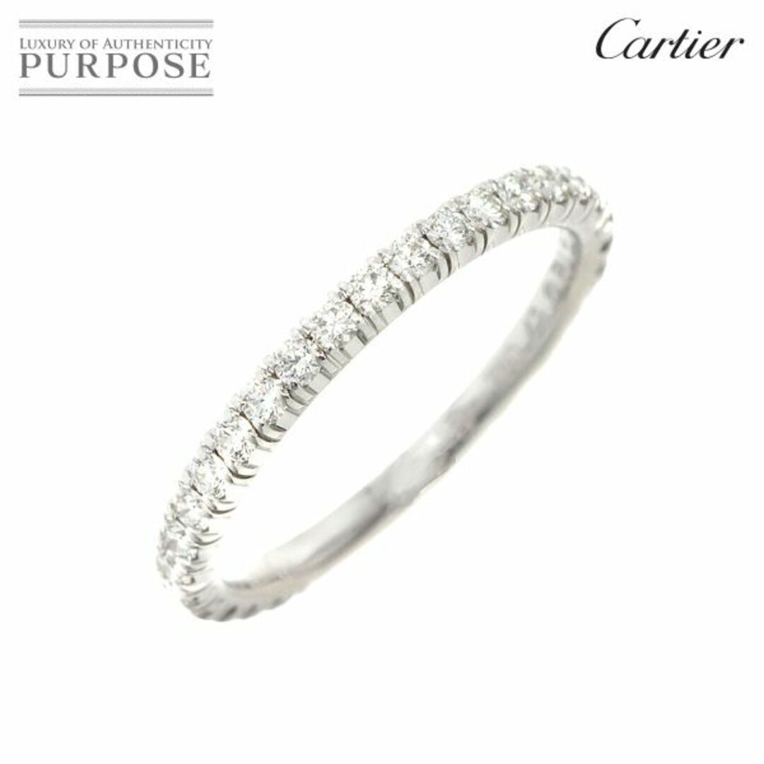 Cartier(カルティエ)のカルティエ Cartier エタンセル #47 リング フル ダイヤ K18 WG ホワイトゴールド 750 指輪 VLP 90219674 レディースのアクセサリー(リング(指輪))の商品写真