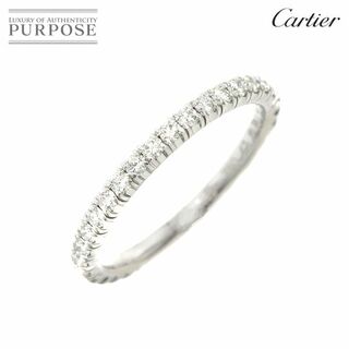 カルティエ(Cartier)のカルティエ Cartier エタンセル #47 リング フル ダイヤ K18 WG ホワイトゴールド 750 指輪 VLP 90219674(リング(指輪))