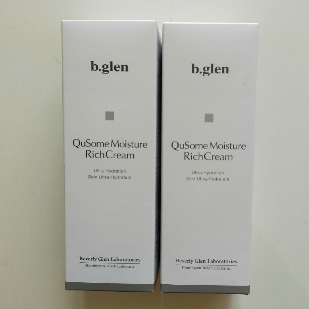 b.glen(ビーグレン)のビーグレン　QuSomeモイスチャーリッチクリーム　33g×2　b.glen コスメ/美容のスキンケア/基礎化粧品(フェイスクリーム)の商品写真