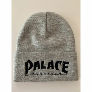 スラッシャー(THRASHER)のPALACE THRASHER BEANIE GREY MARL(ニット帽/ビーニー)