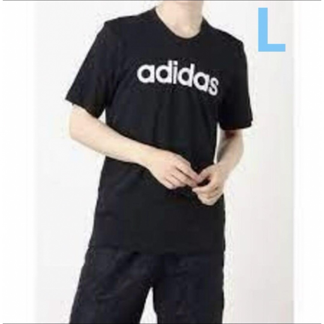 adidas(アディダス)のアディダス　エッセンシャルズ　リニアロゴ　Tシャツ　L メンズのトップス(Tシャツ/カットソー(半袖/袖なし))の商品写真