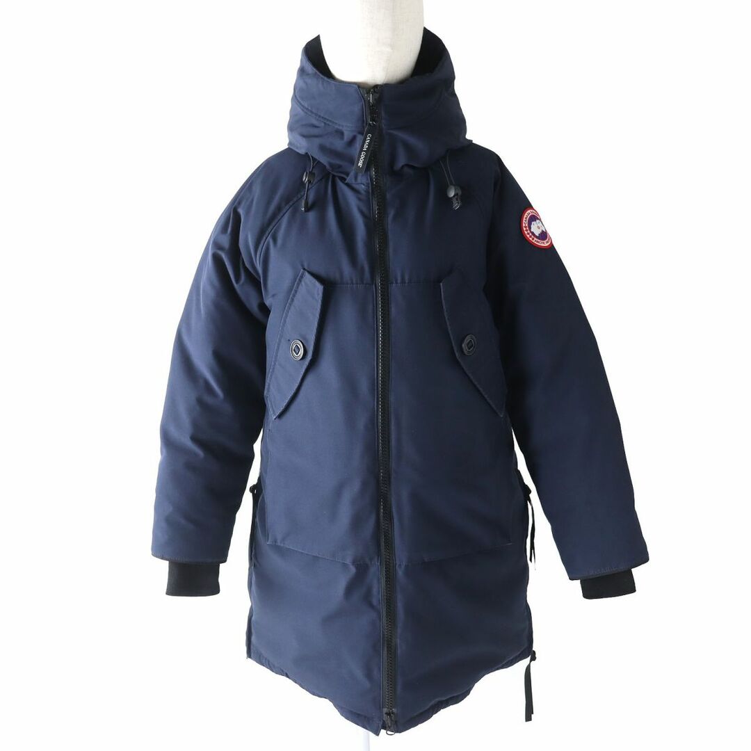 CANADA GOOSE(カナダグース)の良品△正規品 CANADA GOOS カナダグース 5803L OLYMPIA PARKA オリンピアパーカ ダウンジャケット レディース ネイビー S/P 冬物 オススメ レディースのジャケット/アウター(ダウンジャケット)の商品写真