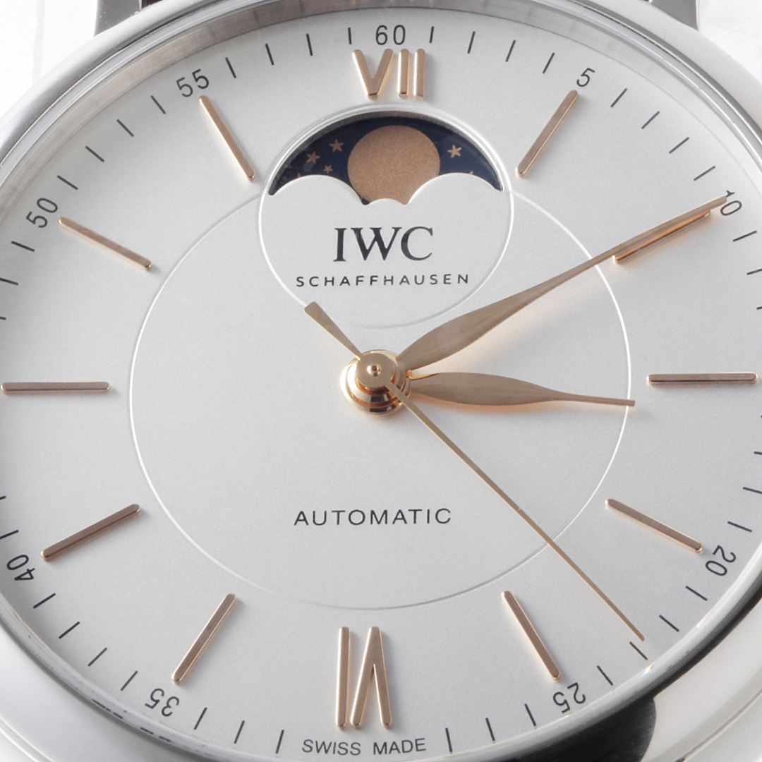 IWC(インターナショナルウォッチカンパニー)のIWC ポートフィノ オートマティック ムーンフェイズ IW459401 メンズ 中古 腕時計 メンズの時計(腕時計(アナログ))の商品写真
