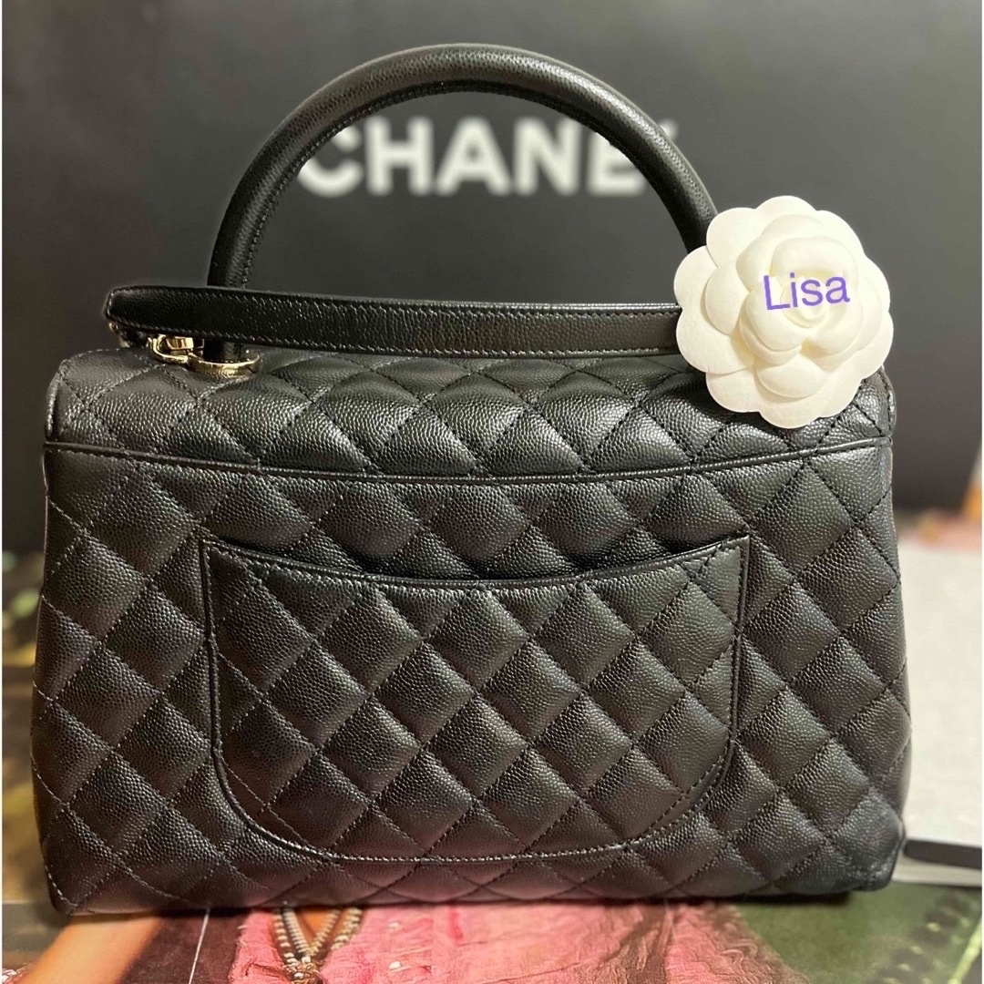 CHANEL(シャネル)の美品✨人気定番❣️ココハンドル 29 トップハンドル　フラップバッグ ブラック レディースのバッグ(ショルダーバッグ)の商品写真