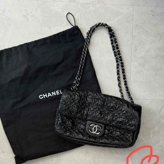 シャネル(CHANEL)のシャネル　マトラッセ　チェーンマトラッセ　カメリア(ショルダーバッグ)