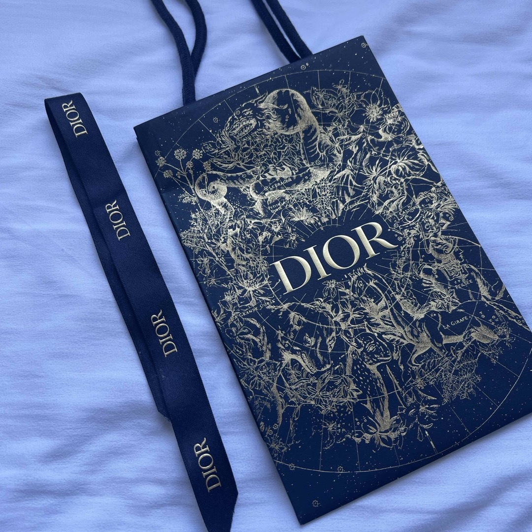 Dior(ディオール)のDIOR ショップ袋＆リボン インテリア/住まい/日用品のオフィス用品(ラッピング/包装)の商品写真