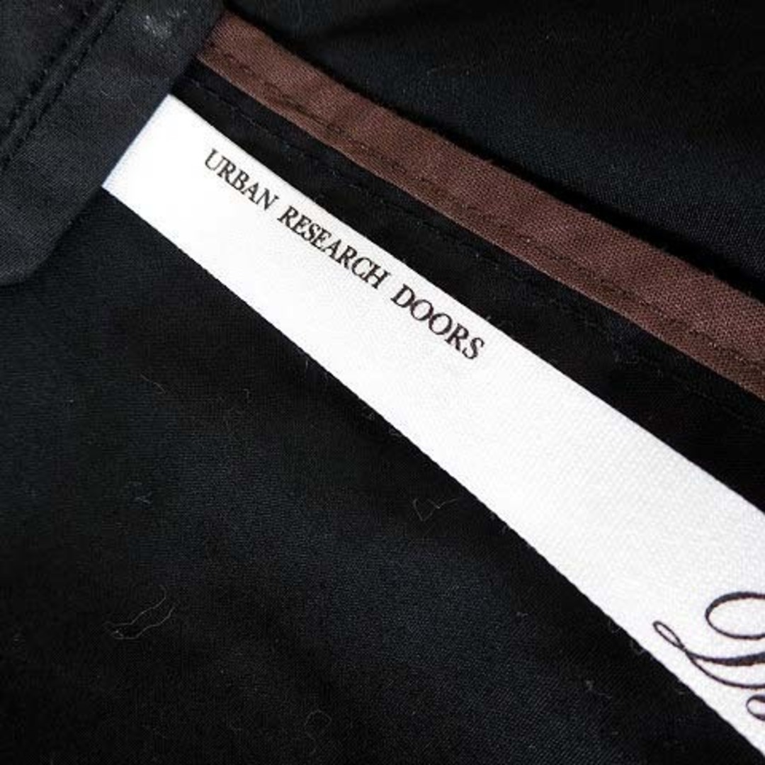 URBAN RESEARCH DOORS(アーバンリサーチドアーズ)のアーバンリサーチ ドアーズ コート スプリング ステンカラー M 38 黒 レディースのジャケット/アウター(スプリングコート)の商品写真