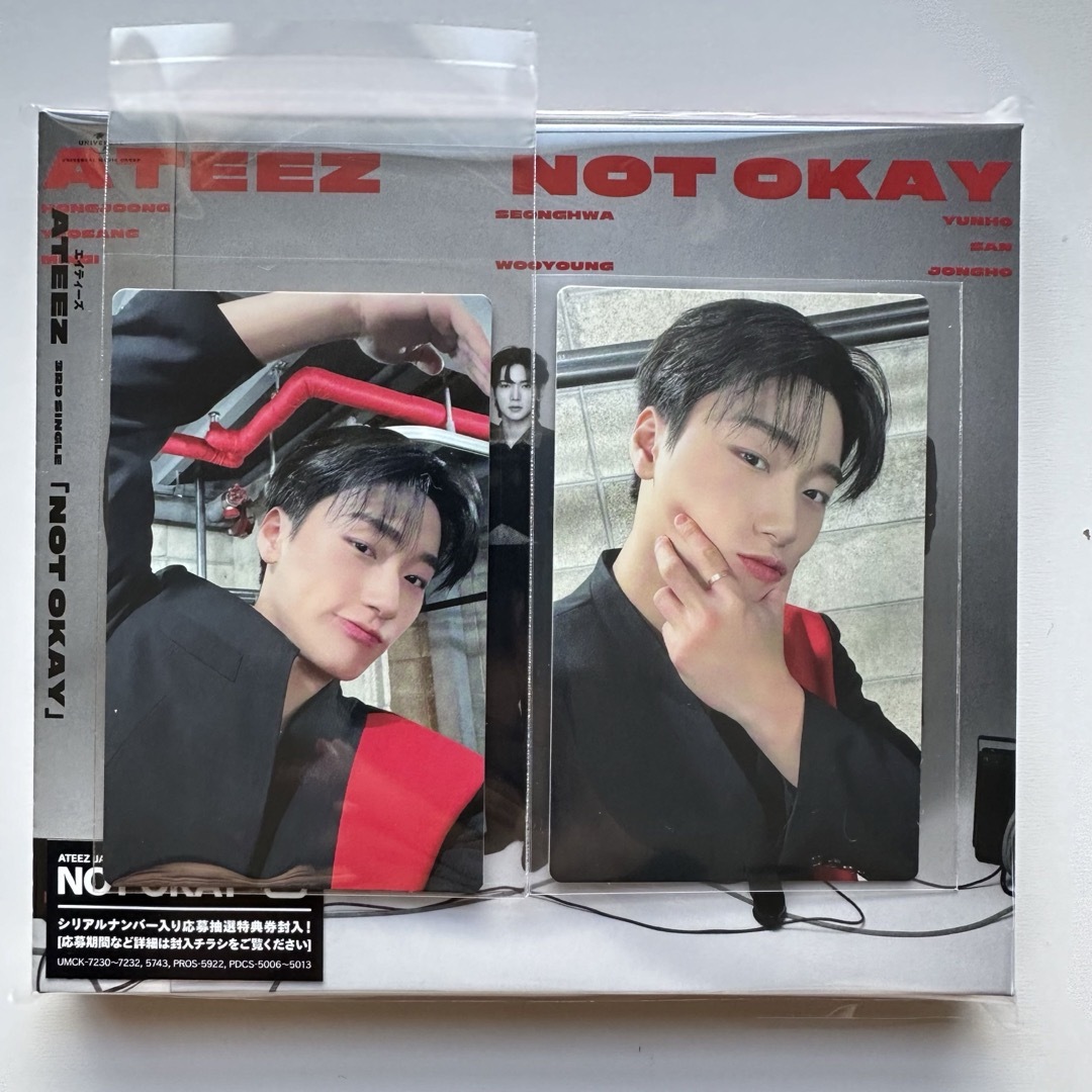 ATEEZ NOT OKAY 初回盤Ｂ CD＋サン トレカ - K-POP・アジア