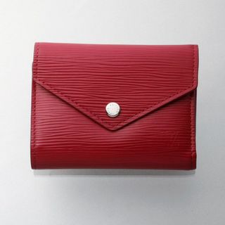 ルイヴィトン(LOUIS VUITTON)のK3269M 良品 ヴィトン エピ ヴィクトリーヌ 三つ折 財布 M62171 (財布)