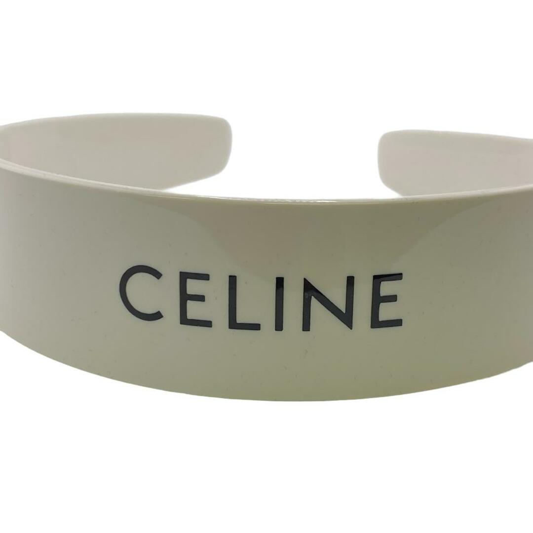 celine(セリーヌ)のセリーヌ CELINE ヘアアクセサリー
 ロゴレジン カチューシャ ホワイト レディースのヘアアクセサリー(カチューシャ)の商品写真