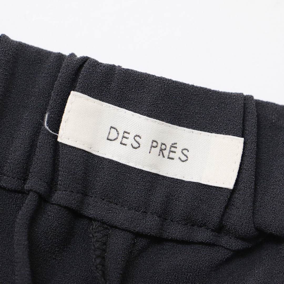 DES PRES(デプレ)の美品 DES PRES デプレ パンツ ペグトップパンツ チャコールグレー サイズ:32(5号) テーパード ジャージー ジョーゼット ドレープ トリアセテート 日本製 ブランド セレクト系 ボトムス ズボン【レディース】【中古】 レディースのパンツ(カジュアルパンツ)の商品写真