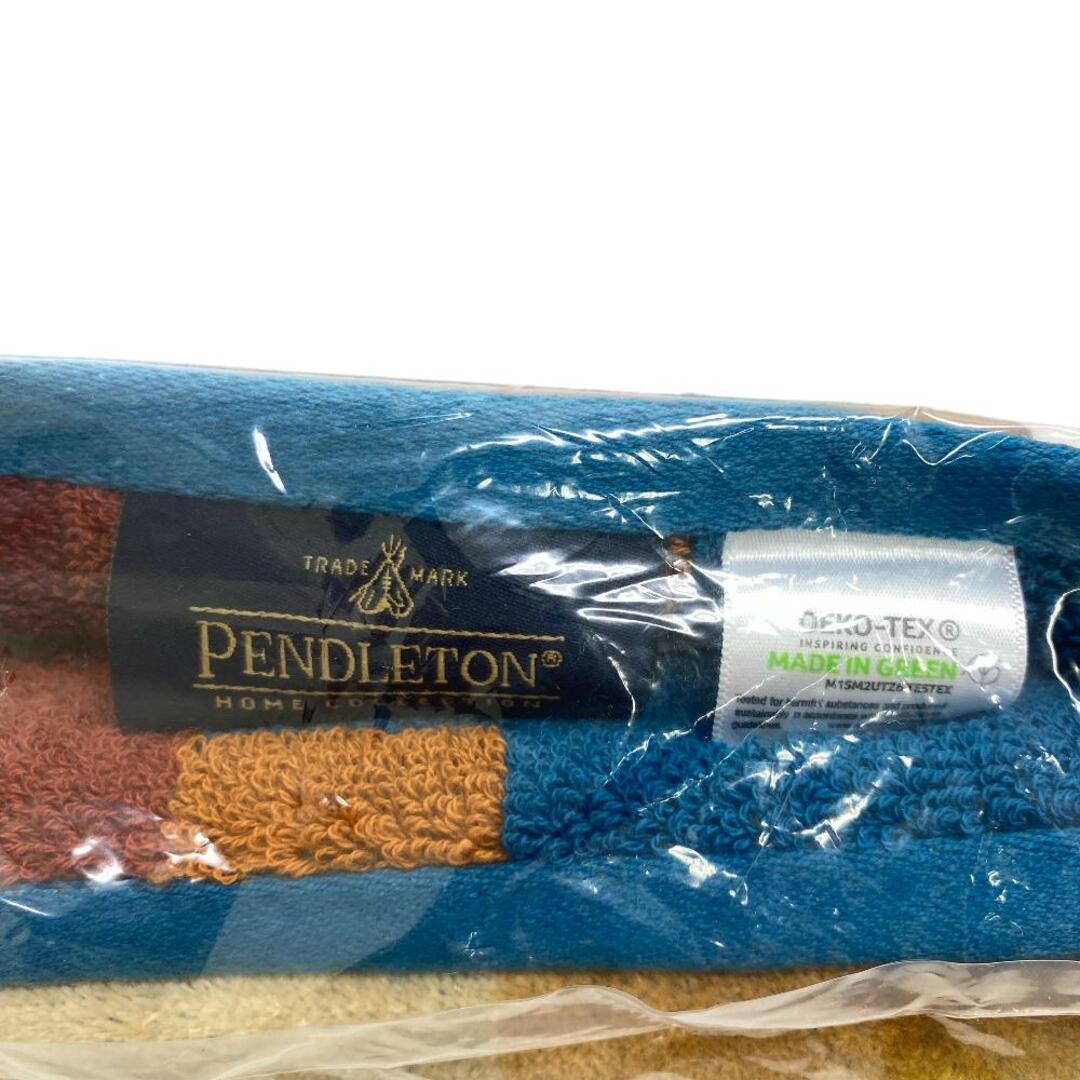 PENDLETON(ペンドルトン)のペンドルトン PENDLETON タオル
 OVERSIZED JACQUARD SPA TOWEL SISKIYOU バスタオル ブランケット ブルー インテリア/住まい/日用品の日用品/生活雑貨/旅行(タオル/バス用品)の商品写真