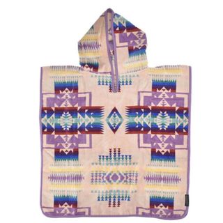 PENDLETON - ペンドルトン PENDLETON ポンチョ
 CHIEF　JOSEPH　PINK JACQUARD CHILDRENS HOODED TOWEL フード付き ピンク