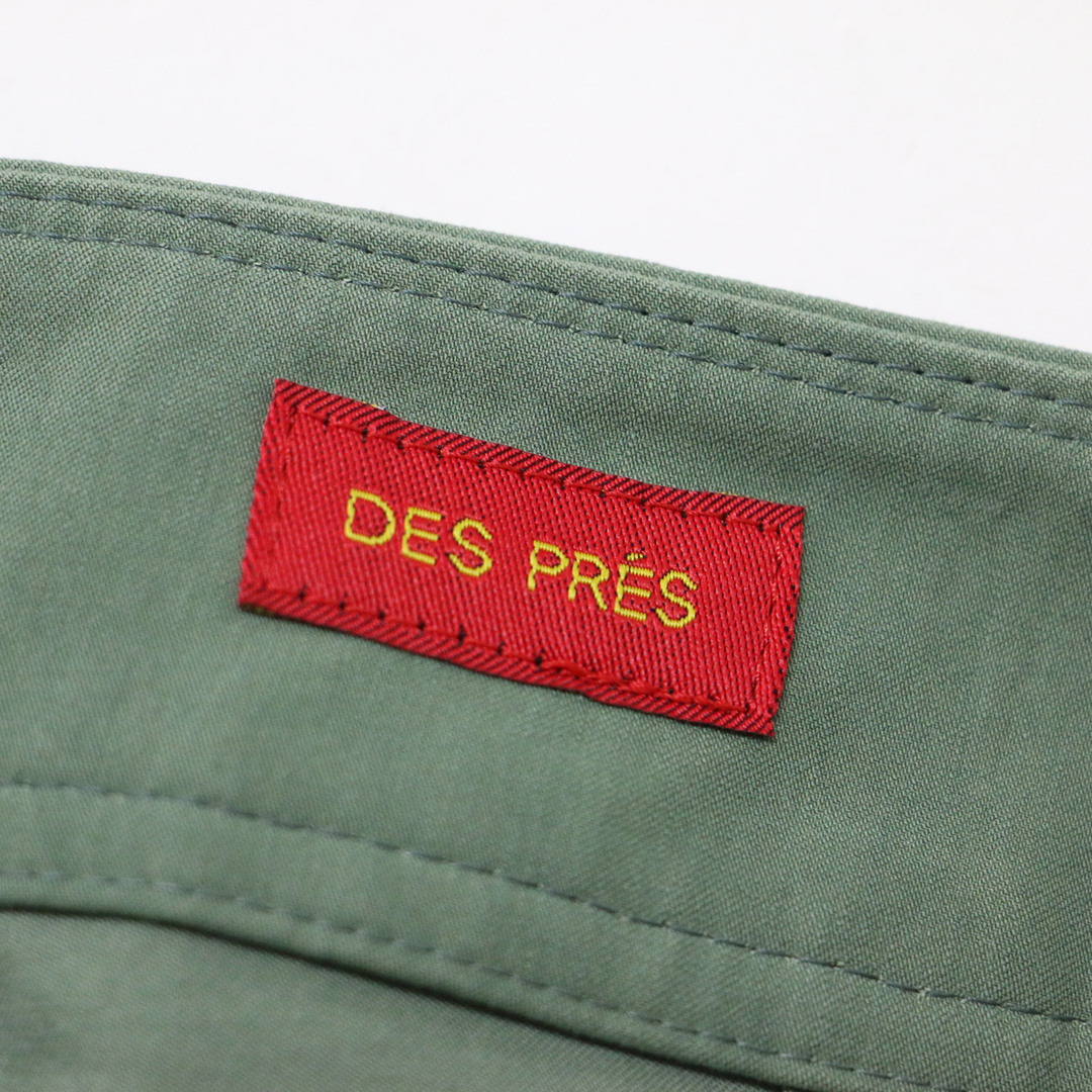 DES PRES(デプレ)のDES PRES デプレ パンツ テーパードパンツ カーキ サイズ:32(5号) クロップド丈 ストレッチ コットン 綿 日本製 ブランド ボトムス ズボン【レディース】【中古】 レディースのパンツ(カジュアルパンツ)の商品写真