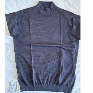 ジョンスメドレー(JOHN SMEDLEY)のJOHN SMEDLEY 30G S4630 半袖 ボーダー モックネック (Tシャツ/カットソー(半袖/袖なし))