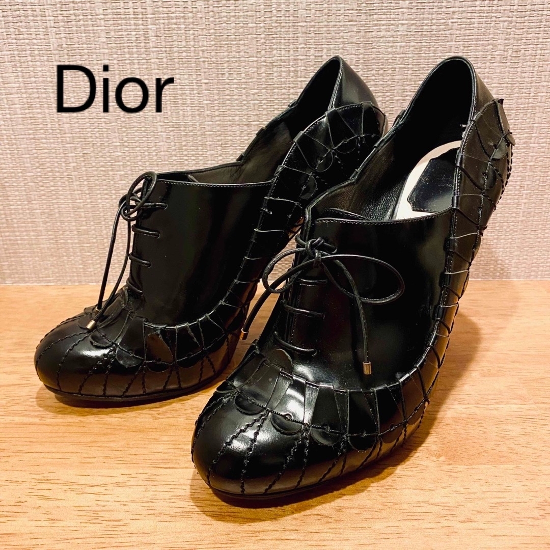 Christian Dior(クリスチャンディオール)のクリスチャンディオール　ヒールパンプス　38 レディースの靴/シューズ(ハイヒール/パンプス)の商品写真
